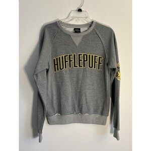 Universal Studios Wizarding World Of Harry Potter Hufflepuff Gray Sweatshirt S